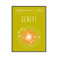 Picture of Gemini Zodiac Print Art _GroupedProduct_Rectangle_Portrait_Canvas_Framed_