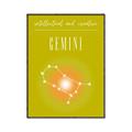 Picture of Gemini Zodiac Print Art _GroupedProduct_Rectangle_Portrait_Canvas_Framed_
