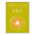 Picture of Gemini Zodiac Print Art _GroupedProduct_Rectangle_Portrait_Canvas_Framed_