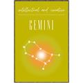 Picture of Gemini Zodiac Print Art _GroupedProduct_Rectangle_Portrait_Canvas_Framed_