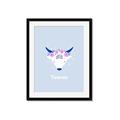 Picture of Kids Taurus Zodiac _GroupedProduct_Rectangle_Portrait_Framed_Matted_