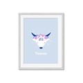 Picture of Kids Taurus Zodiac _GroupedProduct_Rectangle_Portrait_Framed_Matted_