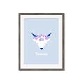 Picture of Kids Taurus Zodiac _GroupedProduct_Rectangle_Portrait_Framed_Matted_