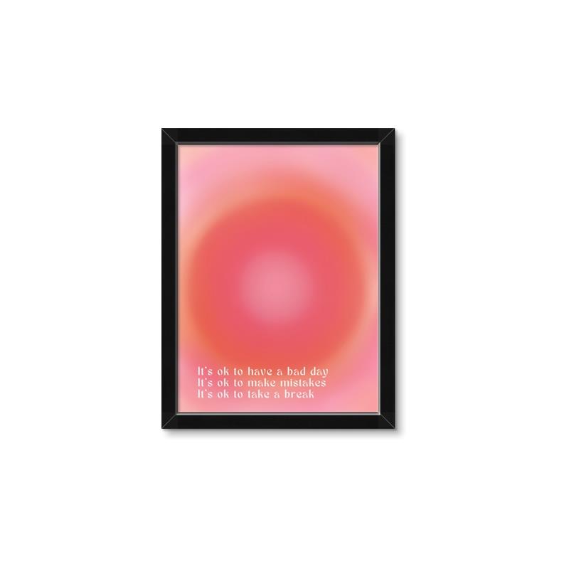 Picture of Motivational Aura Poster _GroupedProduct_Rectangle_Portrait_Framed_Matted_