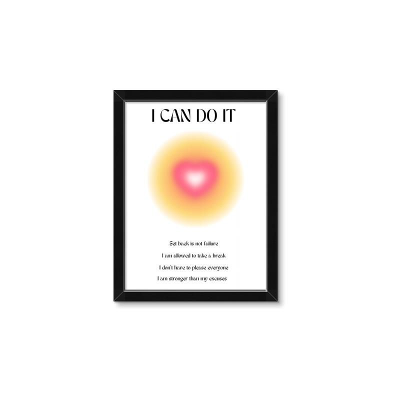 Picture of Motivational Aura Poster _GroupedProduct_Rectangle_Portrait_Framed_Matted_