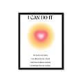 Picture of Motivational Aura Poster _GroupedProduct_Rectangle_Portrait_Framed_Matted_