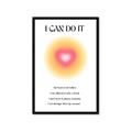 Picture of Motivational Aura Poster _GroupedProduct_Rectangle_Portrait_Framed_Matted_