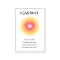 Picture of Motivational Aura Poster _GroupedProduct_Rectangle_Portrait_Framed_Matted_