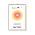 Picture of Motivational Aura Poster _GroupedProduct_Rectangle_Portrait_Framed_Matted_