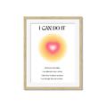 Picture of Motivational Aura Poster _GroupedProduct_Rectangle_Portrait_Framed_Matted_