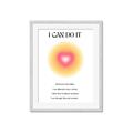 Picture of Motivational Aura Poster _GroupedProduct_Rectangle_Portrait_Framed_Matted_