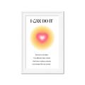 Picture of Motivational Aura Poster _GroupedProduct_Rectangle_Portrait_Framed_Matted_