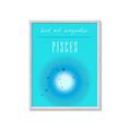 Picture of Pisces Zodiac Print Art _GroupedProduct_Rectangle_Portrait_Framed_Matted_