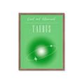 Picture of Taurus Zodiac Print Art _GroupedProduct_Rectangle_Portrait_Framed_Matted_