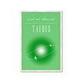 Picture of Taurus Zodiac Print Art _GroupedProduct_Rectangle_Portrait_Framed_Matted_