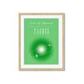 Picture of Taurus Zodiac Print Art _GroupedProduct_Rectangle_Portrait_Framed_Matted_