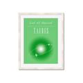Picture of Taurus Zodiac Print Art _GroupedProduct_Rectangle_Portrait_Framed_Matted_