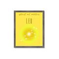 Picture of Leo Zodiac Print Art _GroupedProduct_Rectangle_Portrait_Framed_Matted_