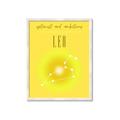 Picture of Leo Zodiac Print Art _GroupedProduct_Rectangle_Portrait_Framed_Matted_