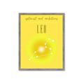 Picture of Leo Zodiac Print Art _GroupedProduct_Rectangle_Portrait_Framed_Matted_