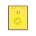Picture of Leo Zodiac Print Art _GroupedProduct_Rectangle_Portrait_Framed_Matted_