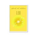 Picture of Leo Zodiac Print Art _GroupedProduct_Rectangle_Portrait_Framed_Matted_