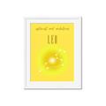 Picture of Leo Zodiac Print Art _GroupedProduct_Rectangle_Portrait_Framed_Matted_