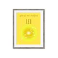 Picture of Leo Zodiac Print Art _GroupedProduct_Rectangle_Portrait_Framed_Matted_