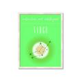 Picture of Virgo Zodiac Print Art _GroupedProduct_Rectangle_Portrait_Framed_Matted_