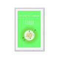 Picture of Virgo Zodiac Print Art _GroupedProduct_Rectangle_Portrait_Framed_Matted_