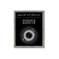 Picture of Scorpio Zodiac Print Art _GroupedProduct_Rectangle_Portrait_Framed_Matted_