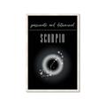 Picture of Scorpio Zodiac Print Art _GroupedProduct_Rectangle_Portrait_Framed_Matted_