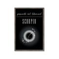Picture of Scorpio Zodiac Print Art _GroupedProduct_Rectangle_Portrait_Framed_Matted_