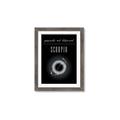 Picture of Scorpio Zodiac Print Art _GroupedProduct_Rectangle_Portrait_Framed_Matted_