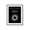 Picture of Scorpio Zodiac Print Art _GroupedProduct_Rectangle_Portrait_Framed_Matted_
