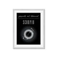 Picture of Scorpio Zodiac Print Art _GroupedProduct_Rectangle_Portrait_Framed_Matted_