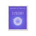 Picture of Capricorn Zodiac Print Art _GroupedProduct_Rectangle_Portrait_Framed_Matted_