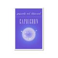 Picture of Capricorn Zodiac Print Art _GroupedProduct_Rectangle_Portrait_Framed_Matted_
