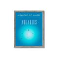 Picture of Aquarius Zodiac Print Art _GroupedProduct_Rectangle_Portrait_Framed_Matted_
