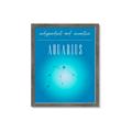 Picture of Aquarius Zodiac Print Art _GroupedProduct_Rectangle_Portrait_Framed_Matted_