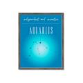Picture of Aquarius Zodiac Print Art _GroupedProduct_Rectangle_Portrait_Framed_Matted_