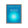 Picture of Aquarius Zodiac Print Art _GroupedProduct_Rectangle_Portrait_Framed_Matted_