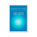 Picture of Aquarius Zodiac Print Art _GroupedProduct_Rectangle_Portrait_Framed_Matted_