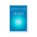 Picture of Aquarius Zodiac Print Art _GroupedProduct_Rectangle_Portrait_Framed_Matted_