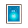 Picture of Aquarius Zodiac Print Art _GroupedProduct_Rectangle_Portrait_Framed_Matted_