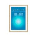 Picture of Aquarius Zodiac Print Art _GroupedProduct_Rectangle_Portrait_Framed_Matted_