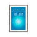 Picture of Aquarius Zodiac Print Art _GroupedProduct_Rectangle_Portrait_Framed_Matted_