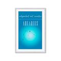 Picture of Aquarius Zodiac Print Art _GroupedProduct_Rectangle_Portrait_Framed_Matted_