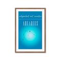 Picture of Aquarius Zodiac Print Art _GroupedProduct_Rectangle_Portrait_Framed_Matted_
