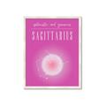 Picture of Sagittarius Zodiac Print Art _GroupedProduct_Rectangle_Portrait_Framed_Matted_